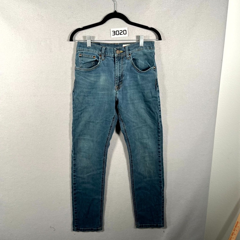 Wrangler Jeans Womens 28x27 Blue Denim Medium Wash Athletic Fit Straight Leg